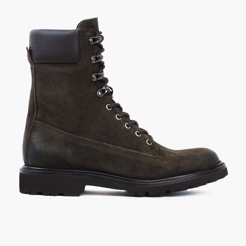 Explorer Dark Olive Suede Kožené boty pro Pány