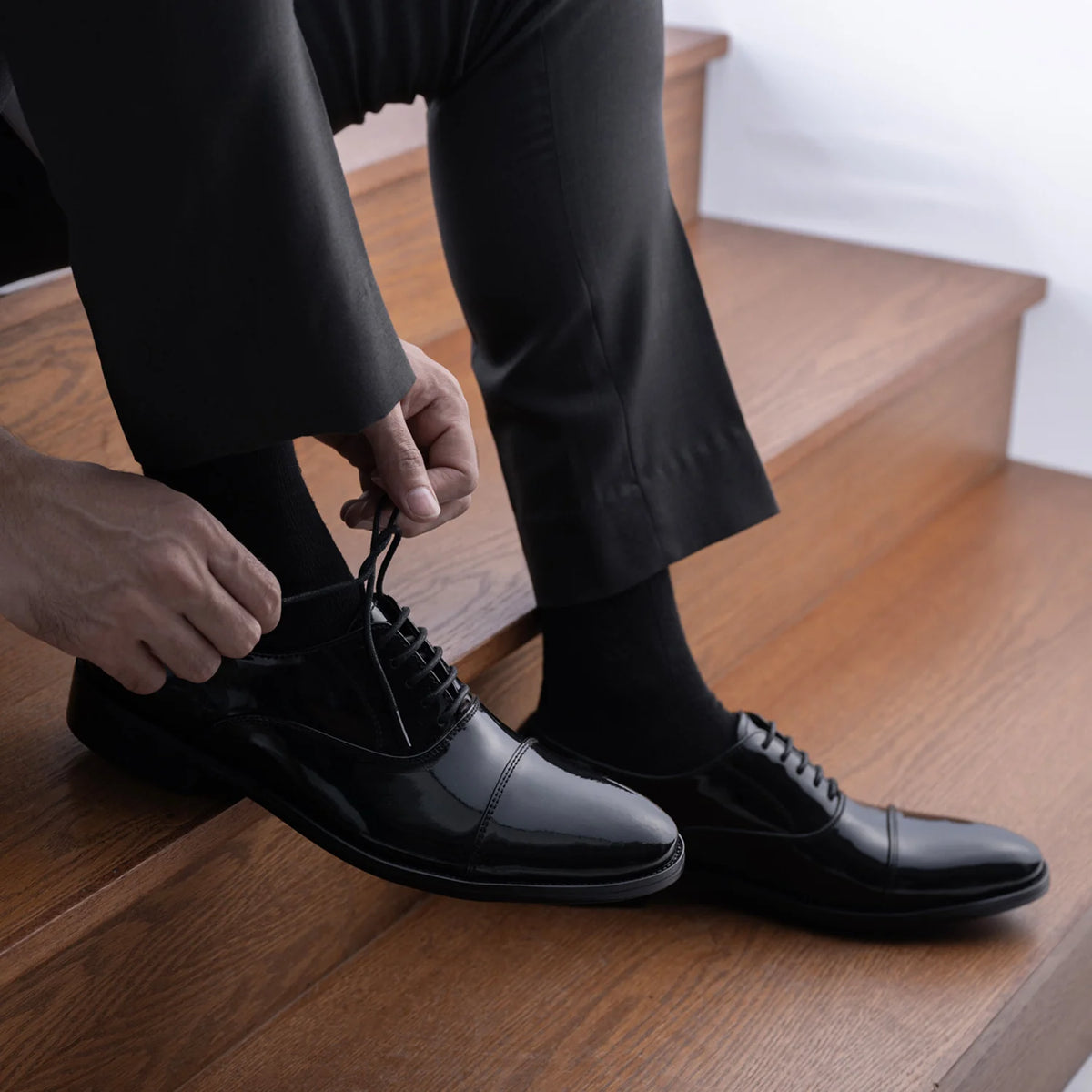 Orlaven Professor Oxford Černá Kožená obuv pro Pány footwear image 10