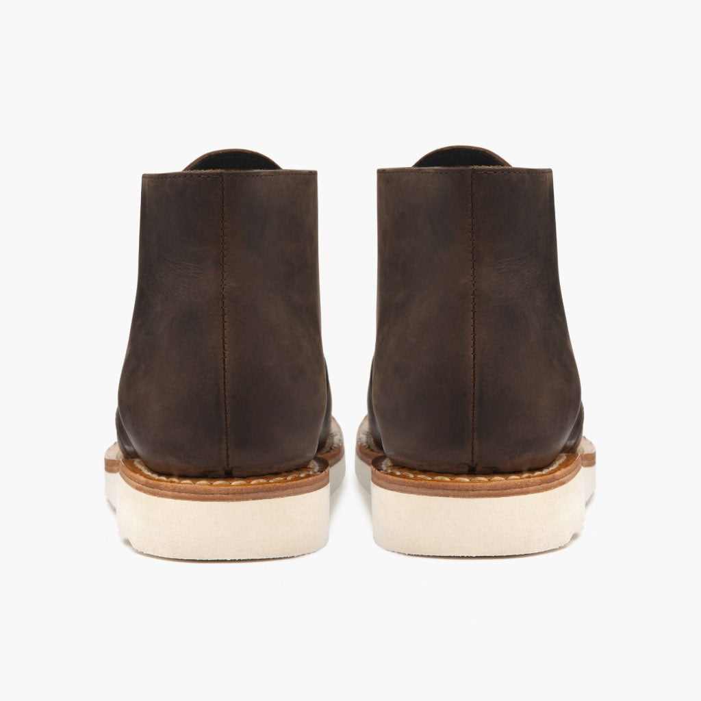 High-Traction Rubber Outsole & Lug Tread Pattern on Scout Tobacco Kožené boty pro Pány For Men