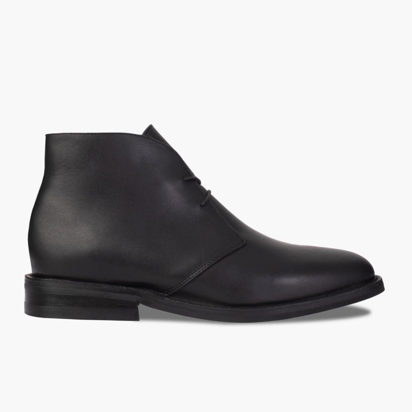 Scout Černá Leather Boots pánská