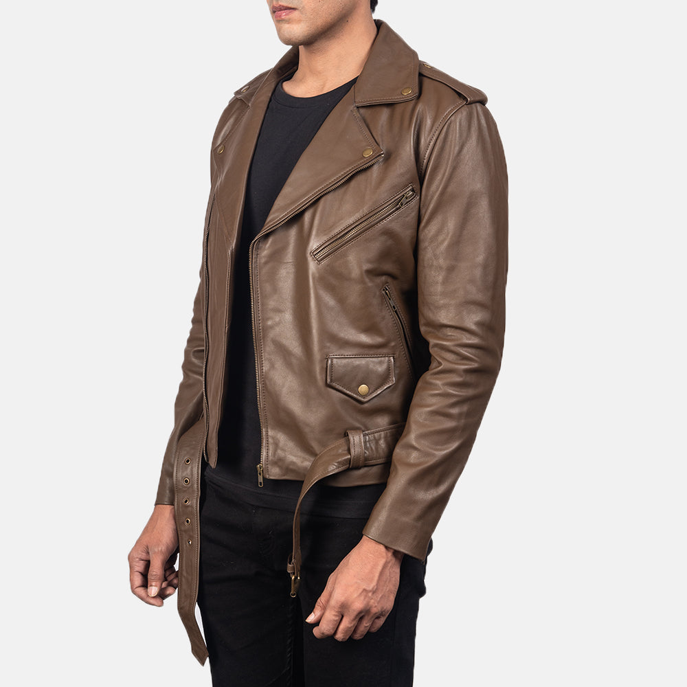 
Allaric Alley Kožený motorkářský křivák pro Pány – alternate product view 2