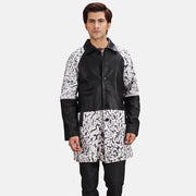 
Artistry Černá Dye Kožený kabát pro Pány in Black & White Sheepskin Dip &Amp; Dye - Přední pohled a přiléhavá silueta | Koupit online
