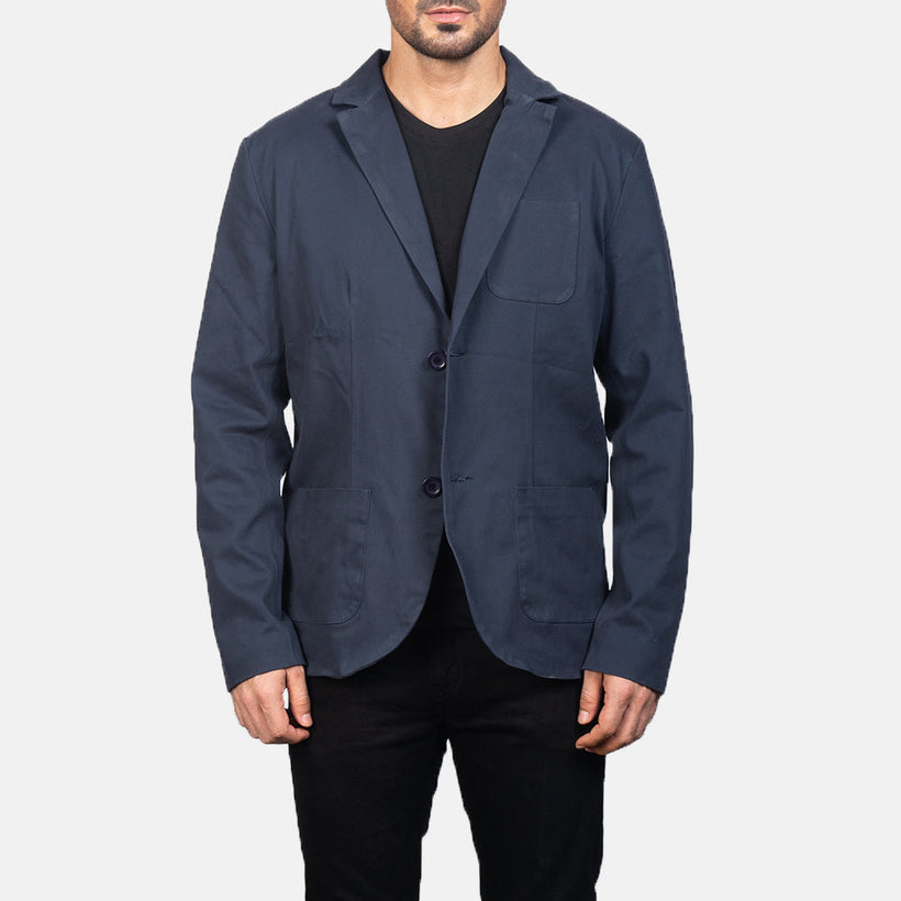 Borges Navy Blue Blazer pánská