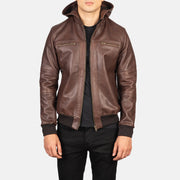 
Bouncer Biz Kožená bomber bunda pro Pány – alternate product view 1
