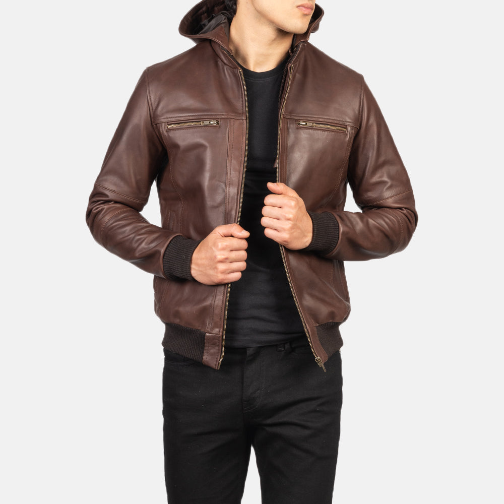 
Bouncer Biz Kožená bomber bunda pro Pány – alternate product view 4
