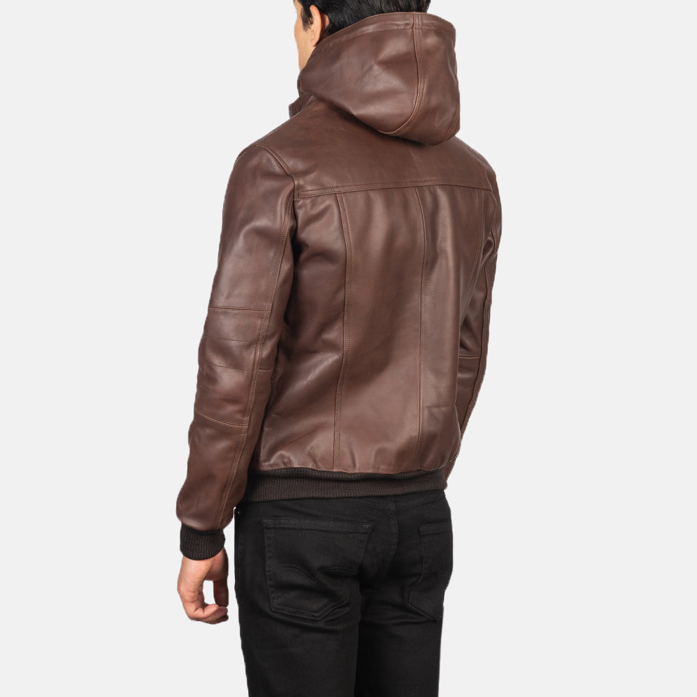 
Bouncer Biz Kožená bomber bunda pro Pány – alternate product view 5