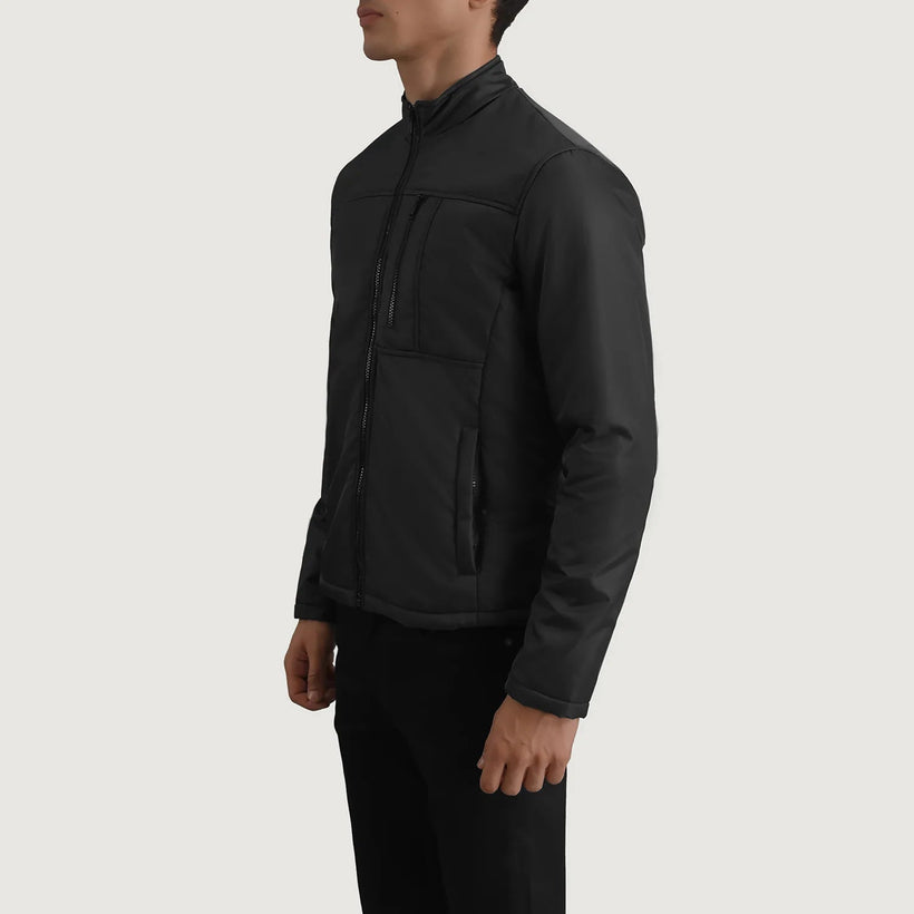 Elliot Černá Lightweight Kožená bunda pánská
