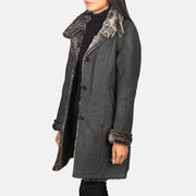 
Erica Shearling Kožený kabát pro Dámy – alternate product view 2