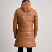 
Floyd Kožený kabát Světle hnědá Puffer Kožená bunda pro Pány – alternate product view 5