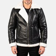 
Francis B-3 Černá Kožená bomber bunda pro Pány – alternate product view 1