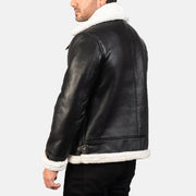
Francis B-3 Černá Kožená bomber bunda pro Pány – alternate product view 5