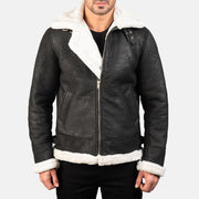 
Francis B-3 Černá Kožená bomber bunda pro Pány – alternate product view 1