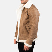 
Francis B-3 Černá Kožená bomber bunda pro Pány – alternate product view 2