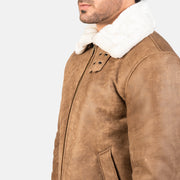 
Francis B-3 Černá Kožená bomber bunda pro Pány – alternate product view 6
