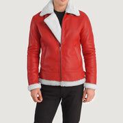 
Francis B-3 Černá Kožená bomber bunda pro Pány – alternate product view 4