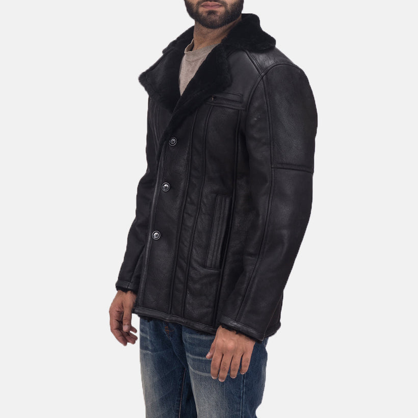 Furcliff Double Face Shearling Leather Coat pánská