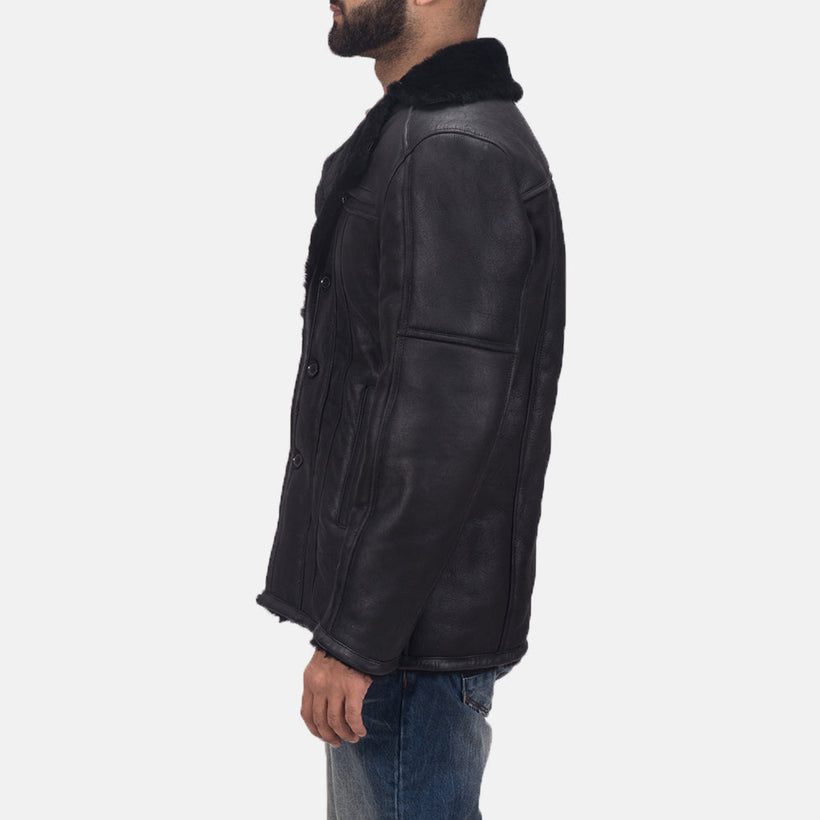 Furcliff Double Face Shearling Leather Coat pánská