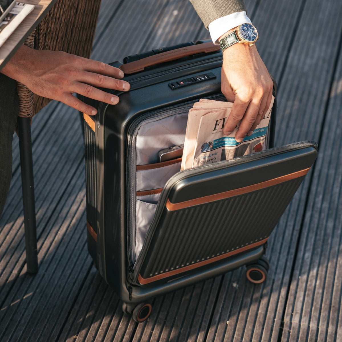 
Hand Luggage Suitcase Front Pocket Zuna pro Dámy pro Dámy – alternate product view 3