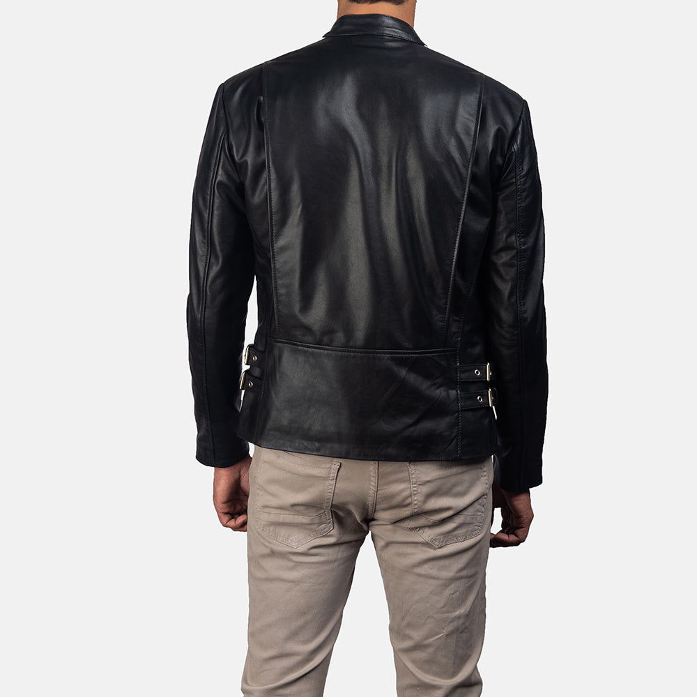 
Authentic Cowhide Leather Grain Texture & Heavy-Duty Seam Stitching Detail