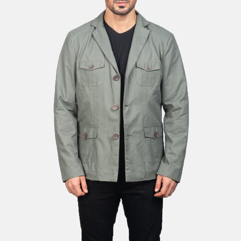 Kajetan Grey Safari Kožená bunda pánská