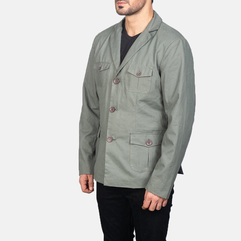 Kajetan Grey Safari Kožená bunda pánská