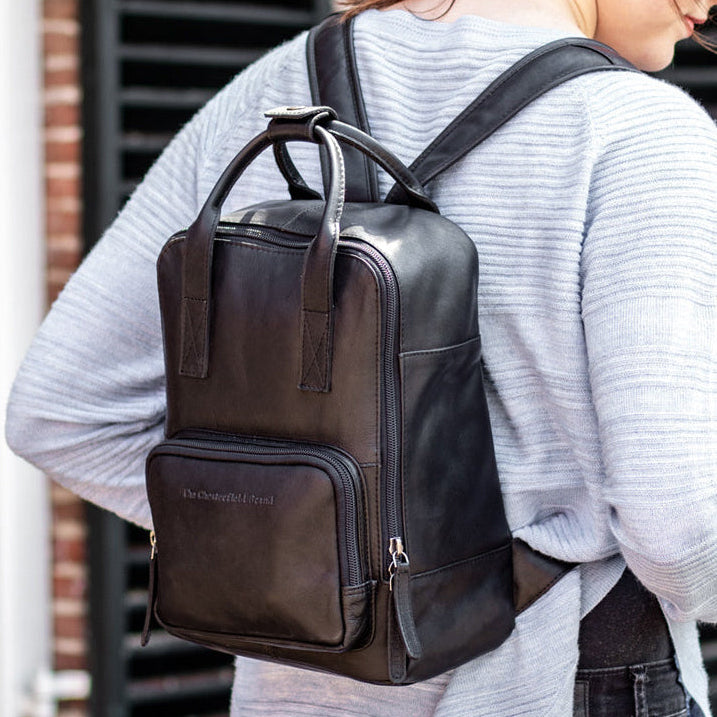 Bellary Full-Grain Leather Backpack dámská