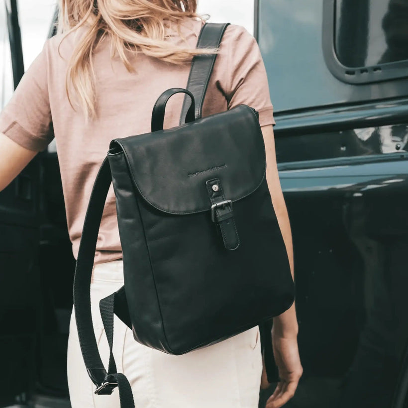 Vermont Full-Grain Leather Backpack dámská