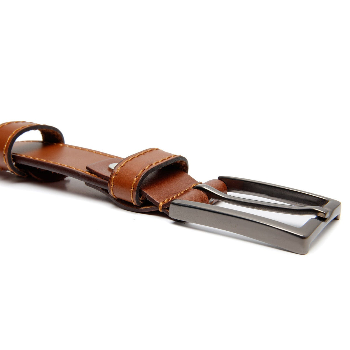 
Světle hnědáaro Pravá plnolícová kůže Belt pro Pány – alternate product view 2