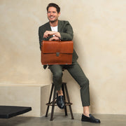 
Salvatore Pravá plnolícová kůže Briefcase pro Pány – alternate product view 3