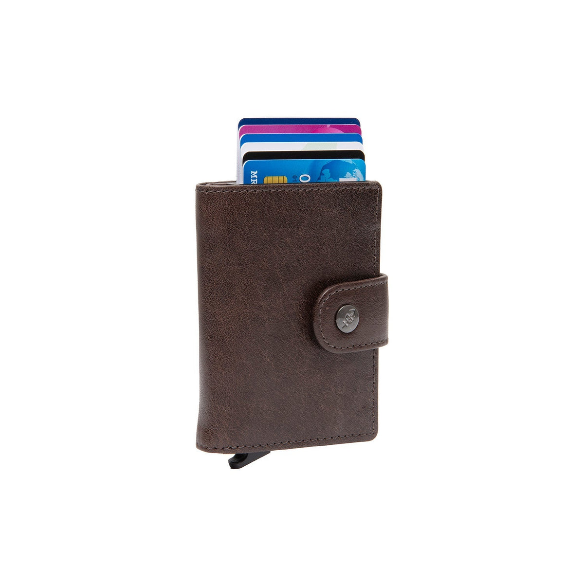 
Reinforced Leather Base with Protective Metal Studs Detail