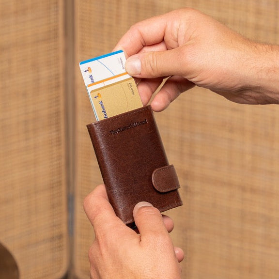 
Portland Pravá plnolícová kůže Pouzdro na karty – alternate product view 2