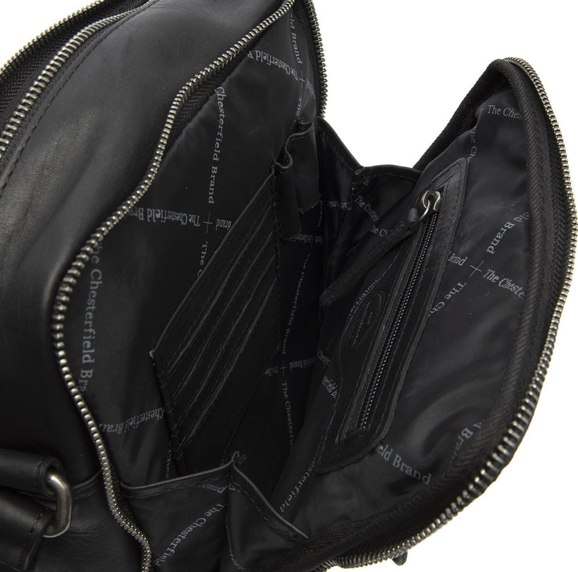 Alva Full-Grain Leather Crossbody Bag pánská