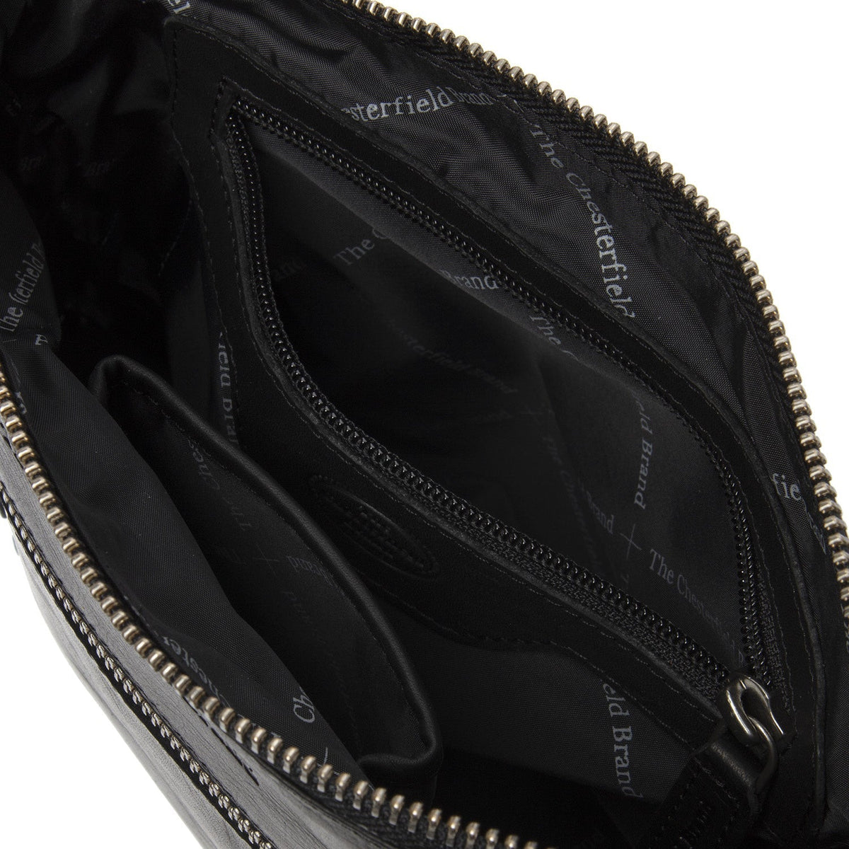 
Classic 100% Full-Grain leather Bag - Zadní pohled se zesílenými koženými popruhy