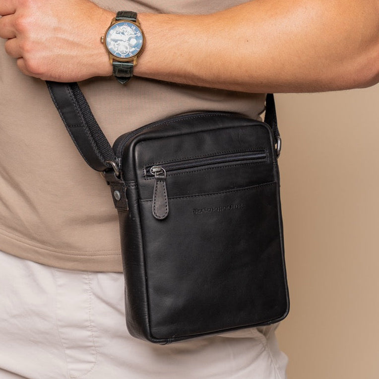 Laveno Full-Grain Leather Crossbody Bag pánská
