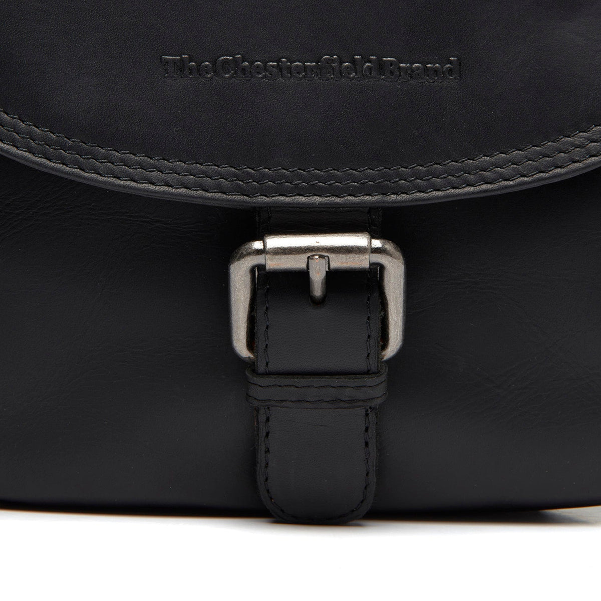 
Classic 100% Full-Grain leather Bag - Zadní pohled se zesílenými koženými popruhy