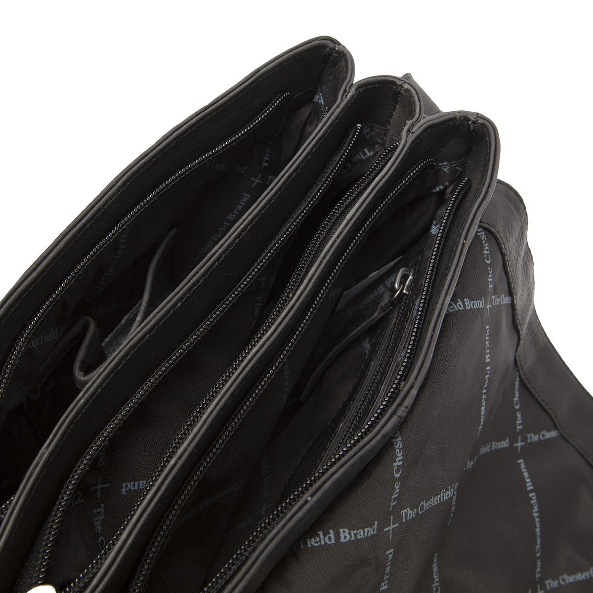 
Classic 100% Full-Grain leather Bag - Zadní pohled se zesílenými koženými popruhy