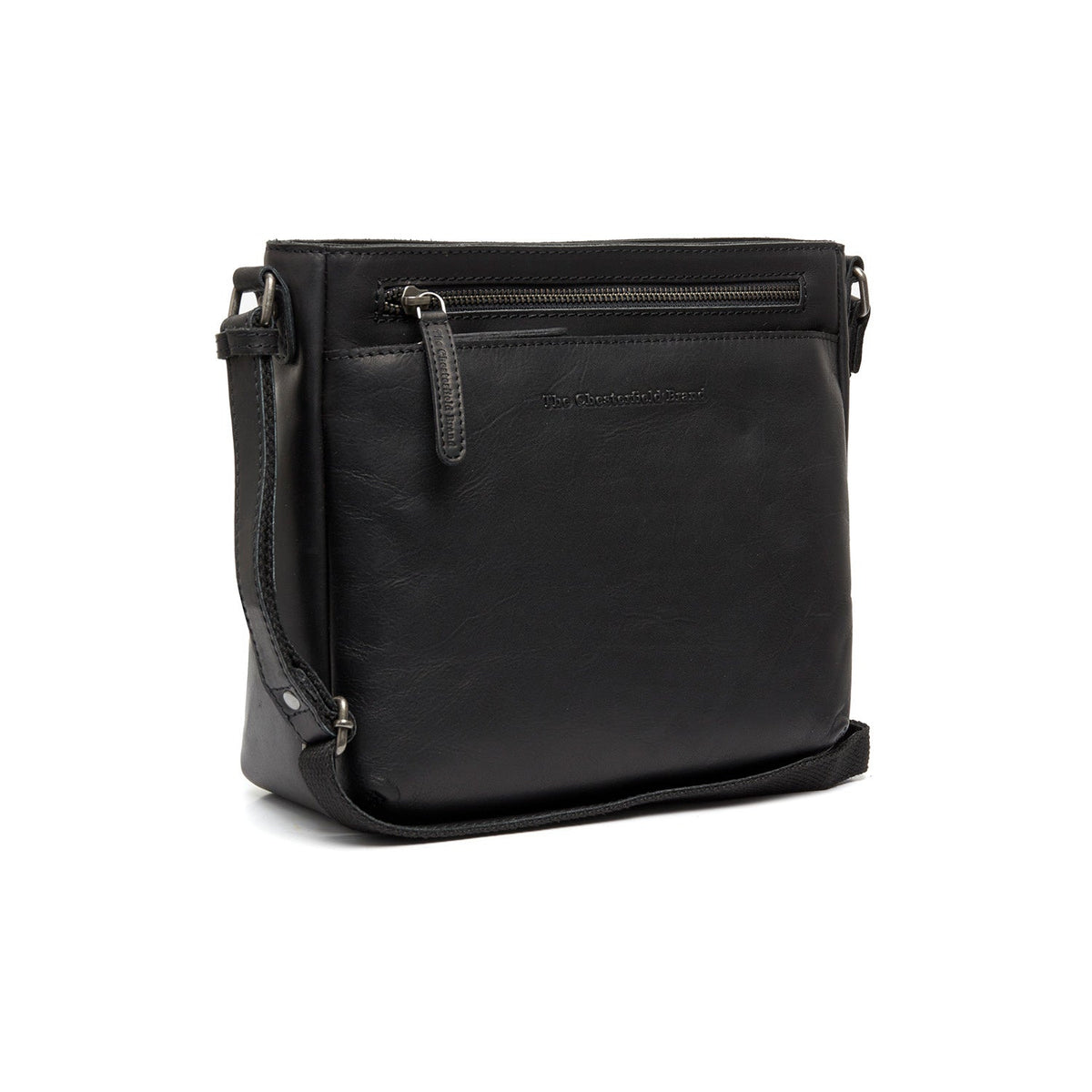 
Mumbai Kožená crossbody taška ze 100% klasické plnolícové kůže - Full Exterior Přední pohled a přiléhavá silueta | Koupit online