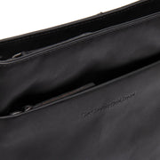 
Classic 100% Full-Grain leather Bag - Zadní pohled se zesílenými koženými popruhy