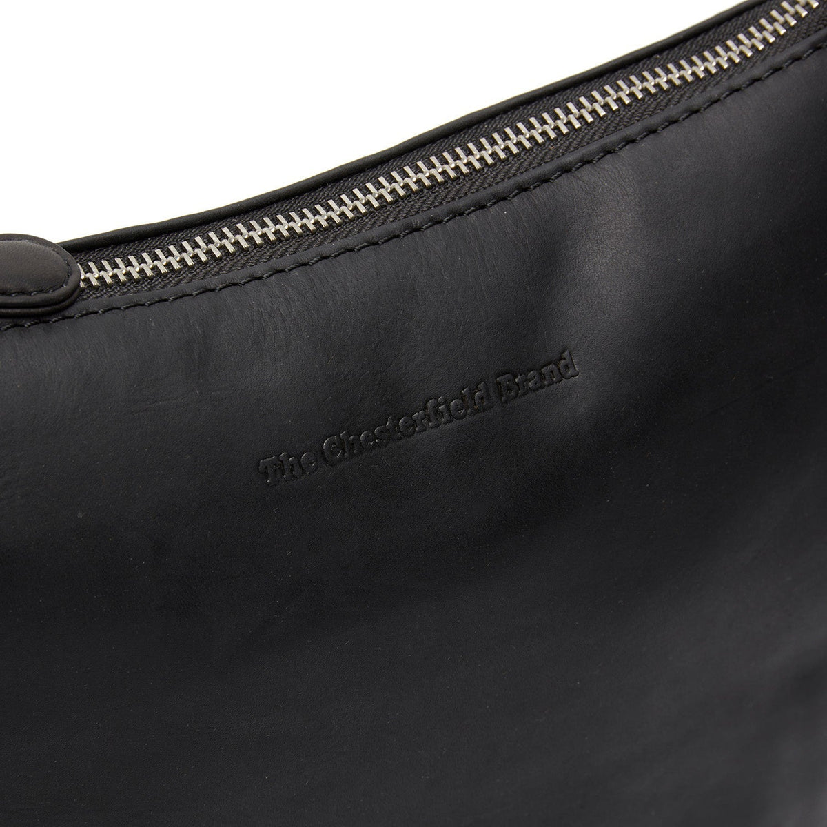 
Red 100% Full-Grain leather Bag - Zadní pohled se zesílenými koženými popruhy