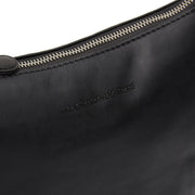 
Red 100% Full-Grain leather Bag - Zadní pohled se zesílenými koženými popruhy