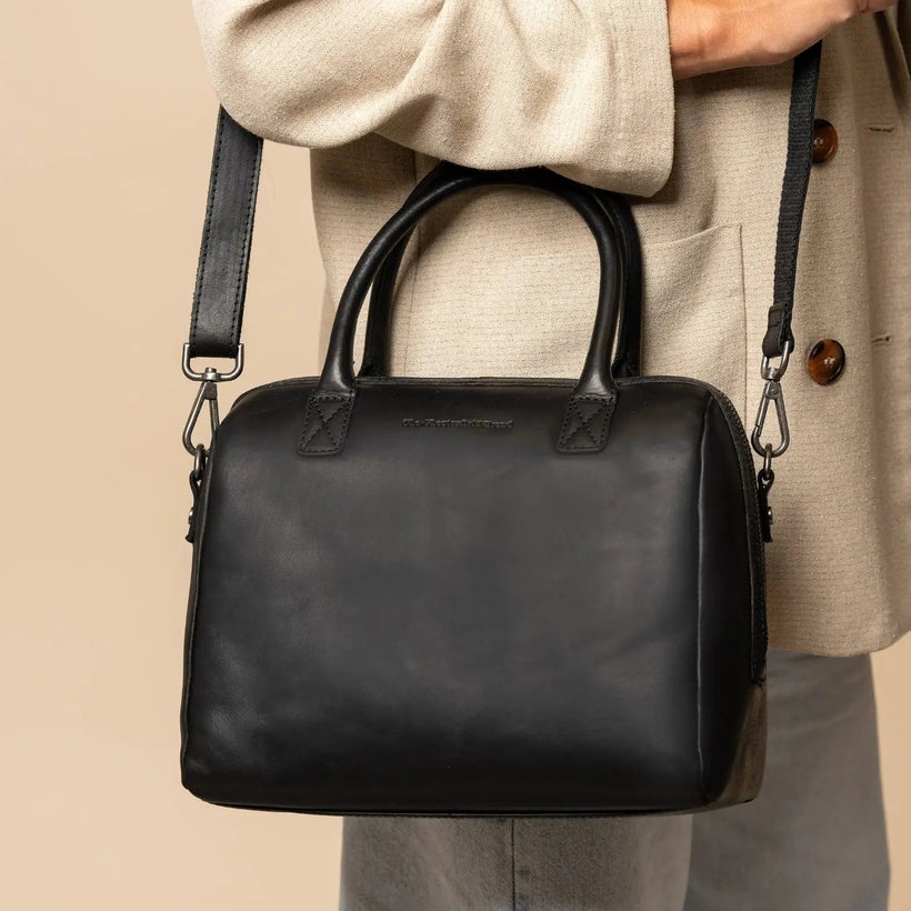 Langton Full-Grain Leather Handbag dámská