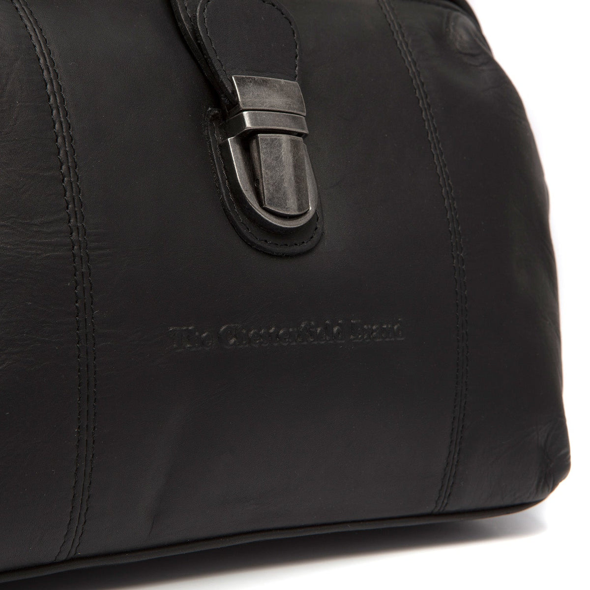
Detailní pohled of Classic Collar & Heavy-Duty Zipper Hardware on Rachael Kožená kabelka