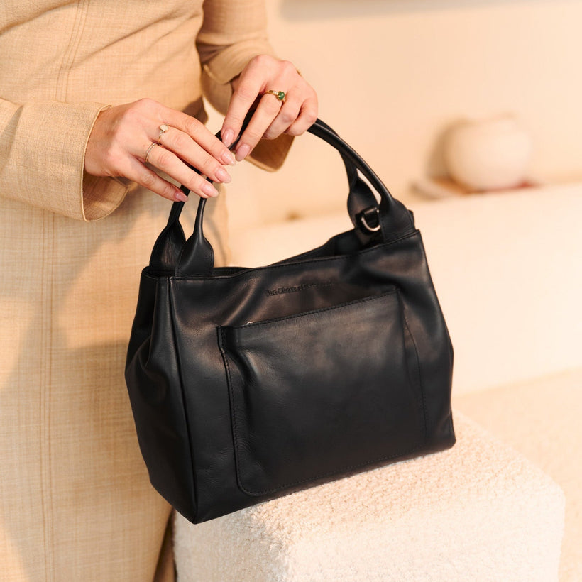 Tenara Full-Grain Leather Handbag dámská