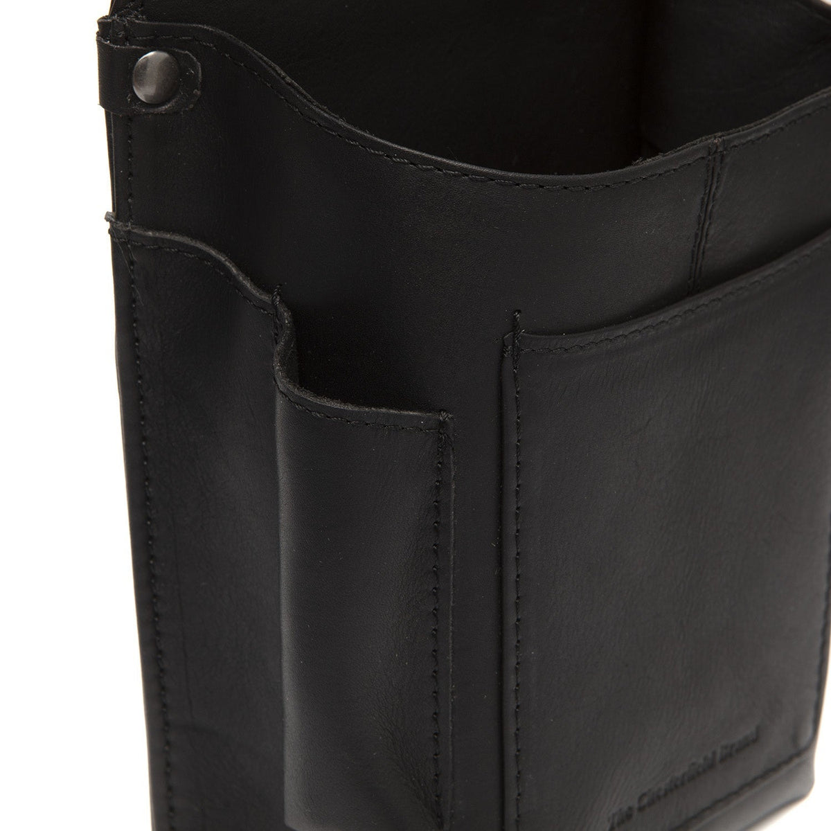 
Solid Antique Brass Hardware & Heavy-Duty Dual Zipper Detail on Taiwan Pravá plnolícová kůže Waiter Kožená peněženka Holster