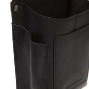 
Solid Antique Brass Hardware & Heavy-Duty Dual Zipper Detail on Taiwan Pravá plnolícová kůže Waiter Kožená peněženka Holster