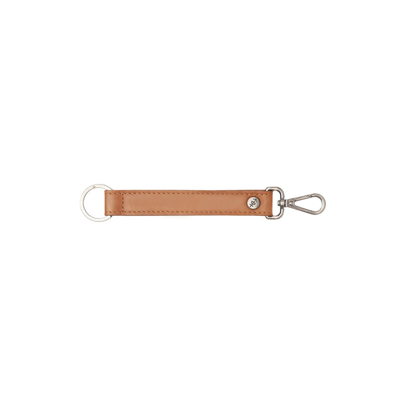 Leather Key Ring Koňaková dámská