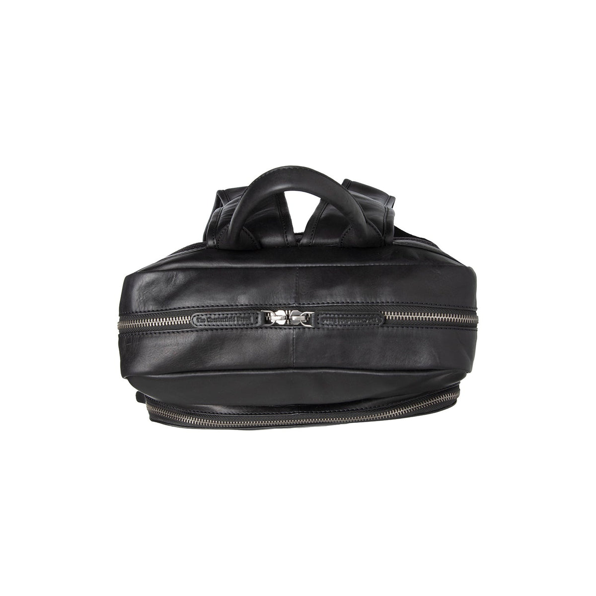 
Classic 100% Full-Grain leather Backpack - Zadní pohled se zesílenými koženými popruhy