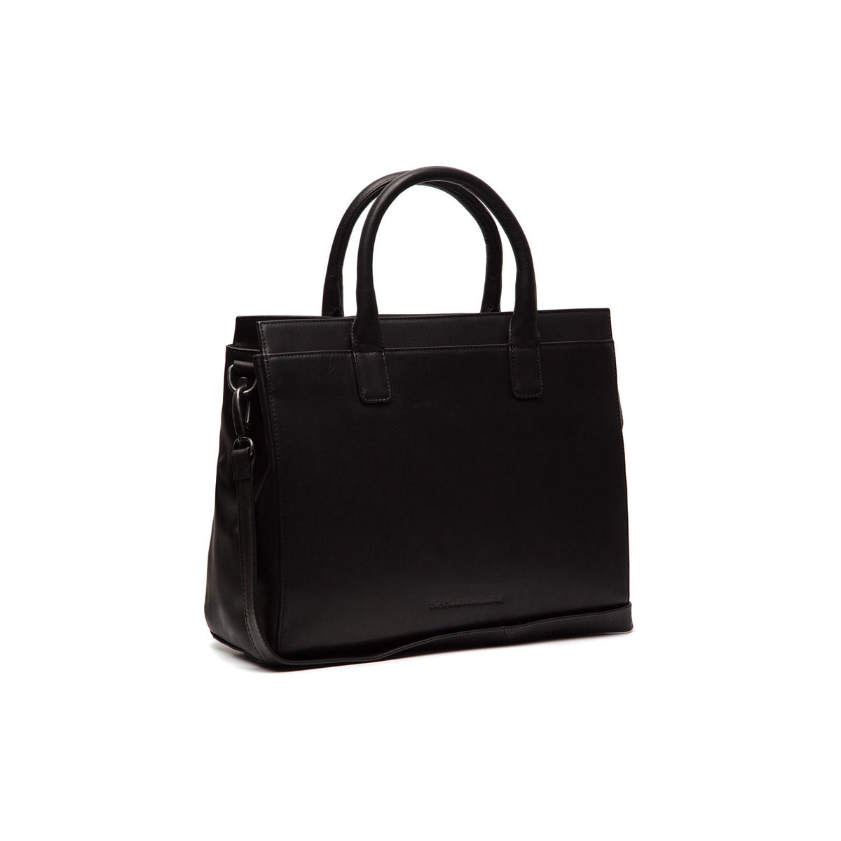 Rivera Full-Grain Leather Laptop Bag ze 100% klasické plnolícové kůže - Full Exterior Přední pohled a přiléhavá silueta | Koupit online