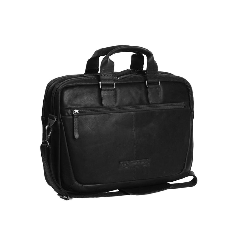 Seth Full-Grain Leather Laptop Bag pánská