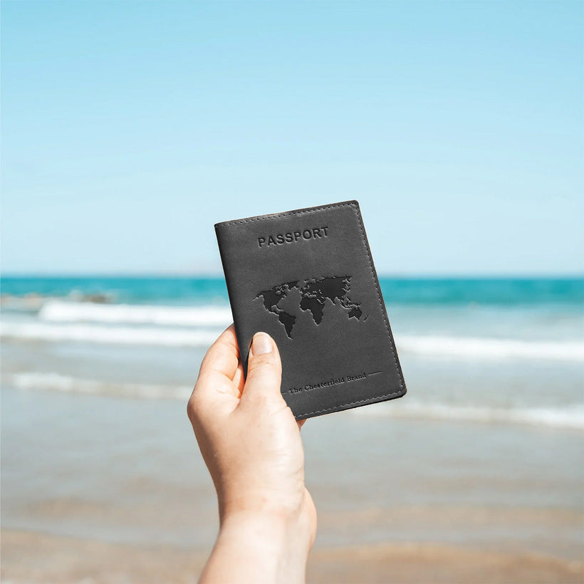 Leather Passport Case dámská